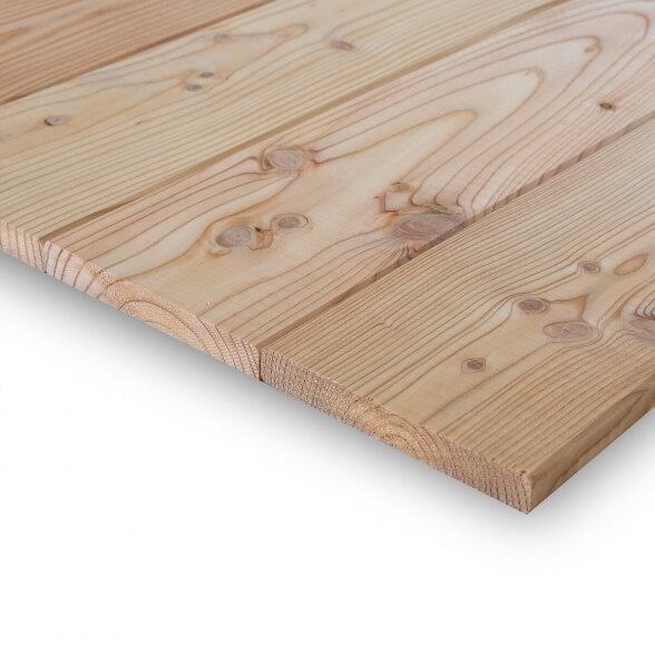 Larch decking board 27x140x4000 1