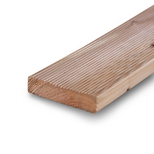 Larch decking board 28x120x4000