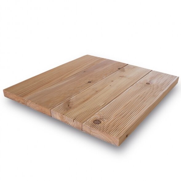 Larch decking board 28x120x4000 1